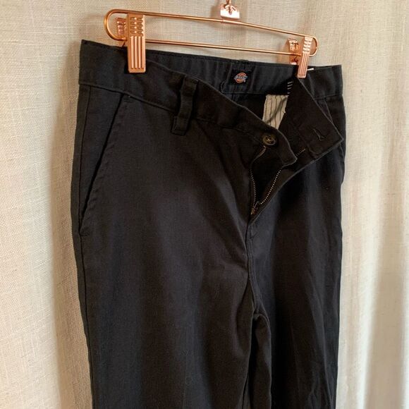 Straight Leg Pants Dickies Womens Size 16 Mid Rise Cotton Blend Workwear Utility - Picture 4 of 15
